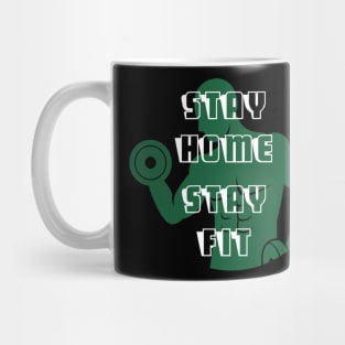 Stay home stay fit 001 Mug